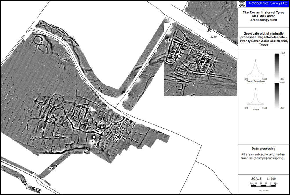 Magnetometry results from Twenty-Seven Acres and Madhill