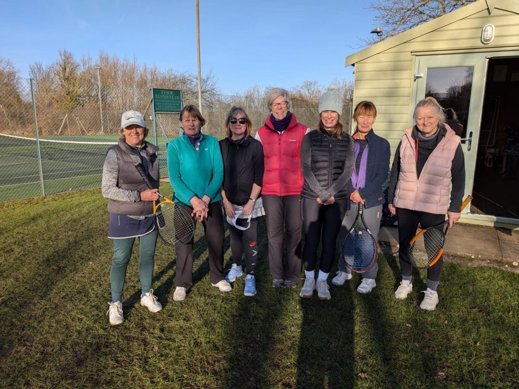 Tysoe Tennis ladies enjoying a match