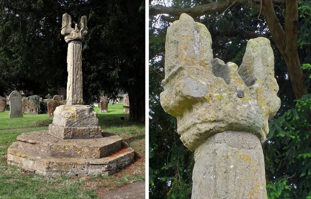 Remains of tall stone cross