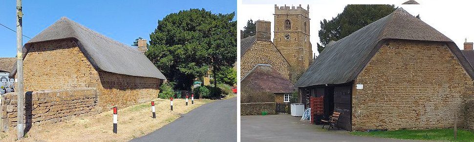 Thatched farm building