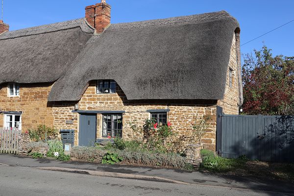 Two thatched cottages