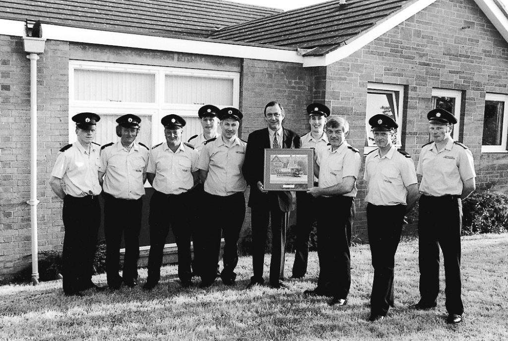 Presentation by firemen