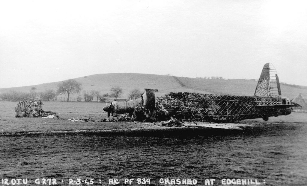 Crashed aircraft