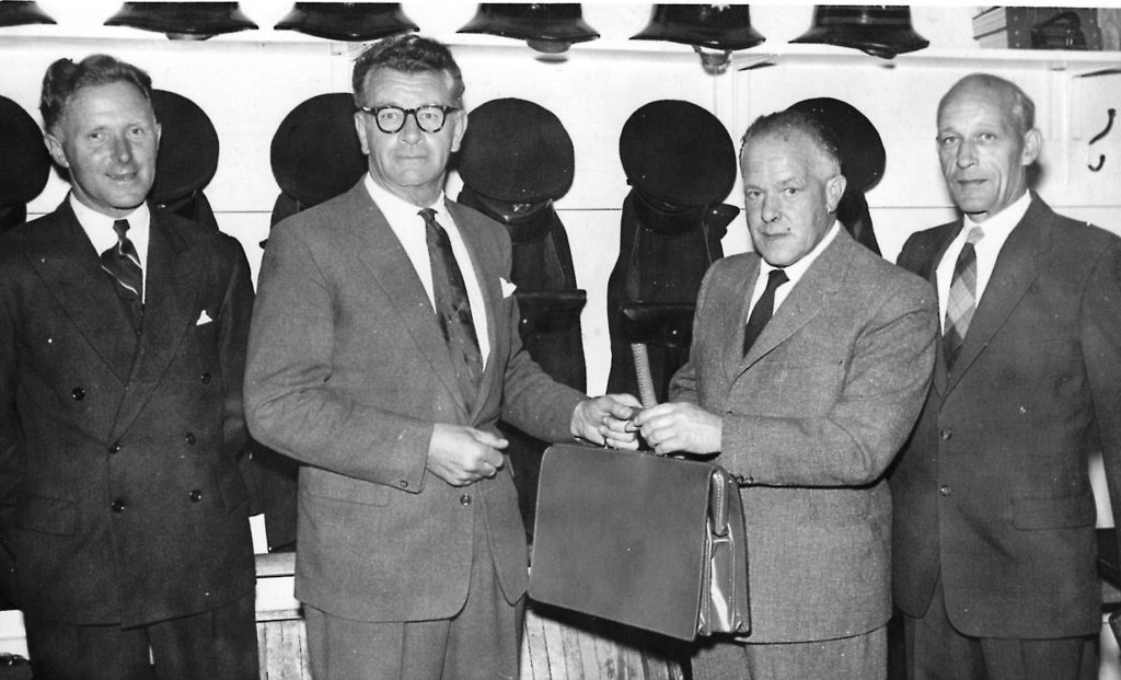 Group of people at a presentation