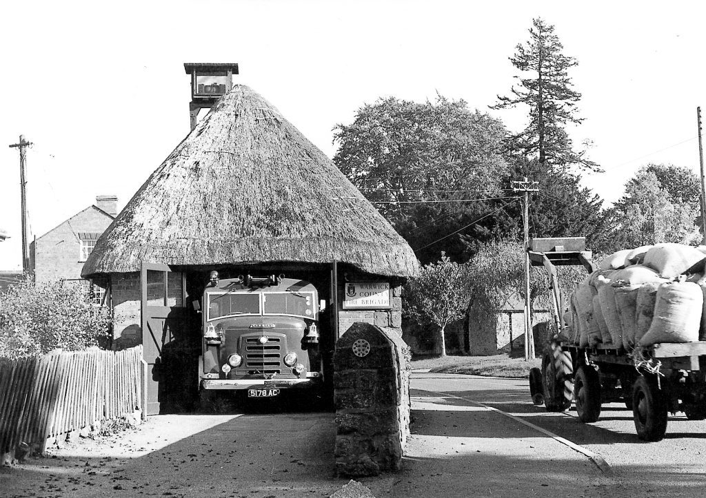 Thatched fire station