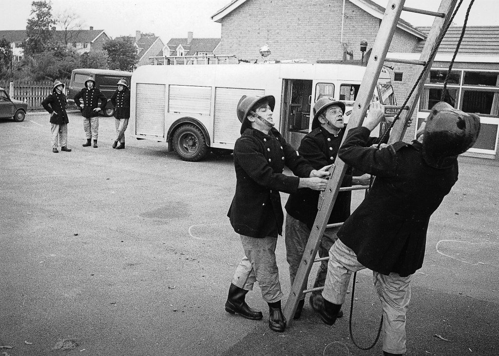 Fire drill demonstration