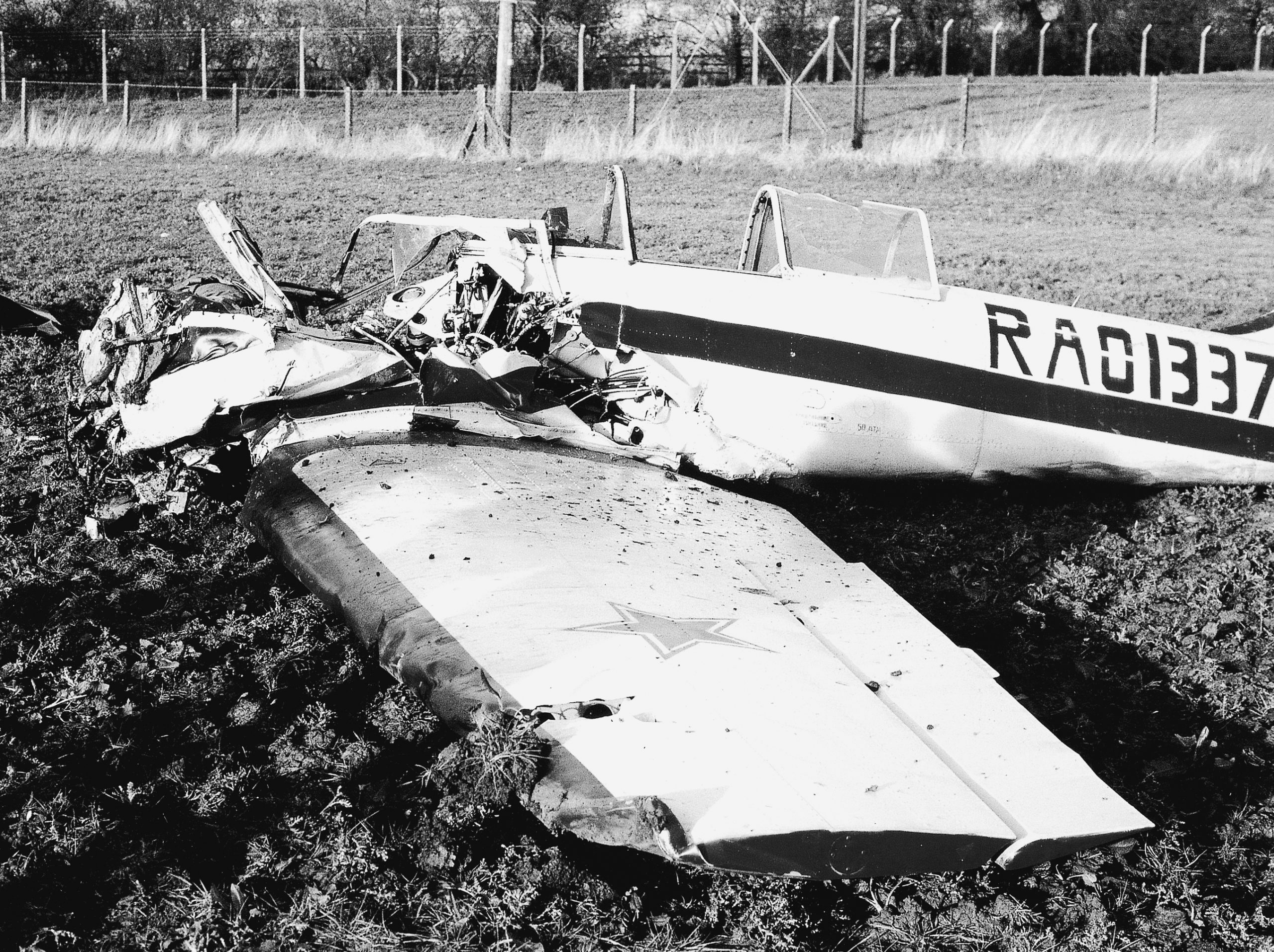 Crashed aircraft