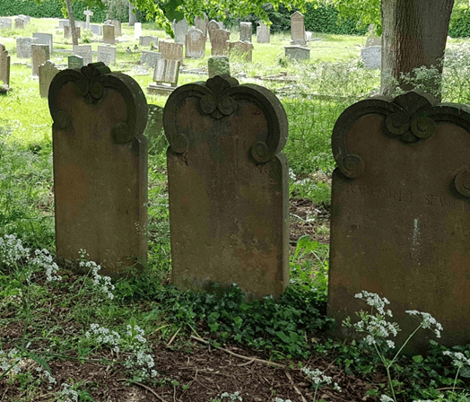 Three memorials in a row
