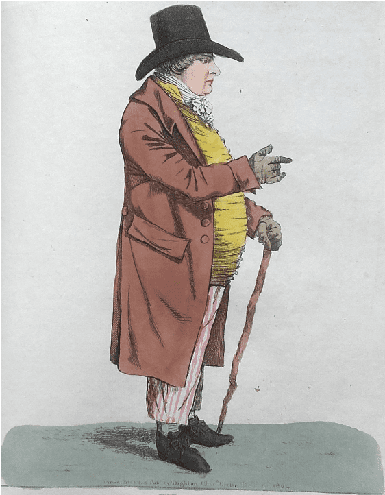Cartoon of the parish constable