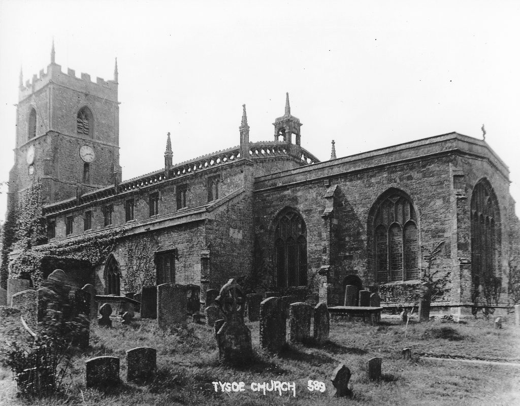 Part of church, and churchyard