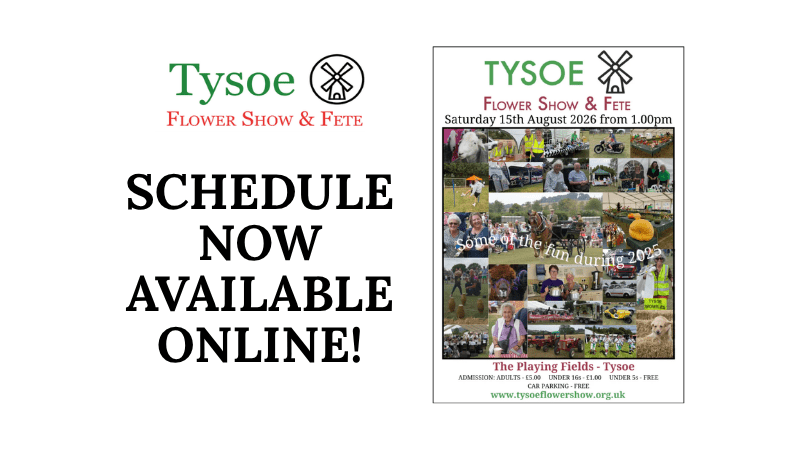 Tysoe Flower Show Schedule – online